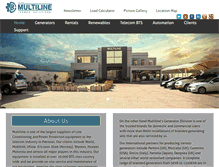 Tablet Screenshot of multiline.com.pk