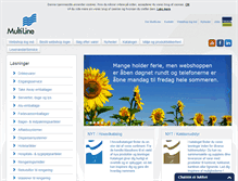 Tablet Screenshot of multiline.dk