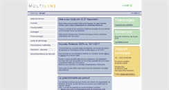 Desktop Screenshot of multiline.lu